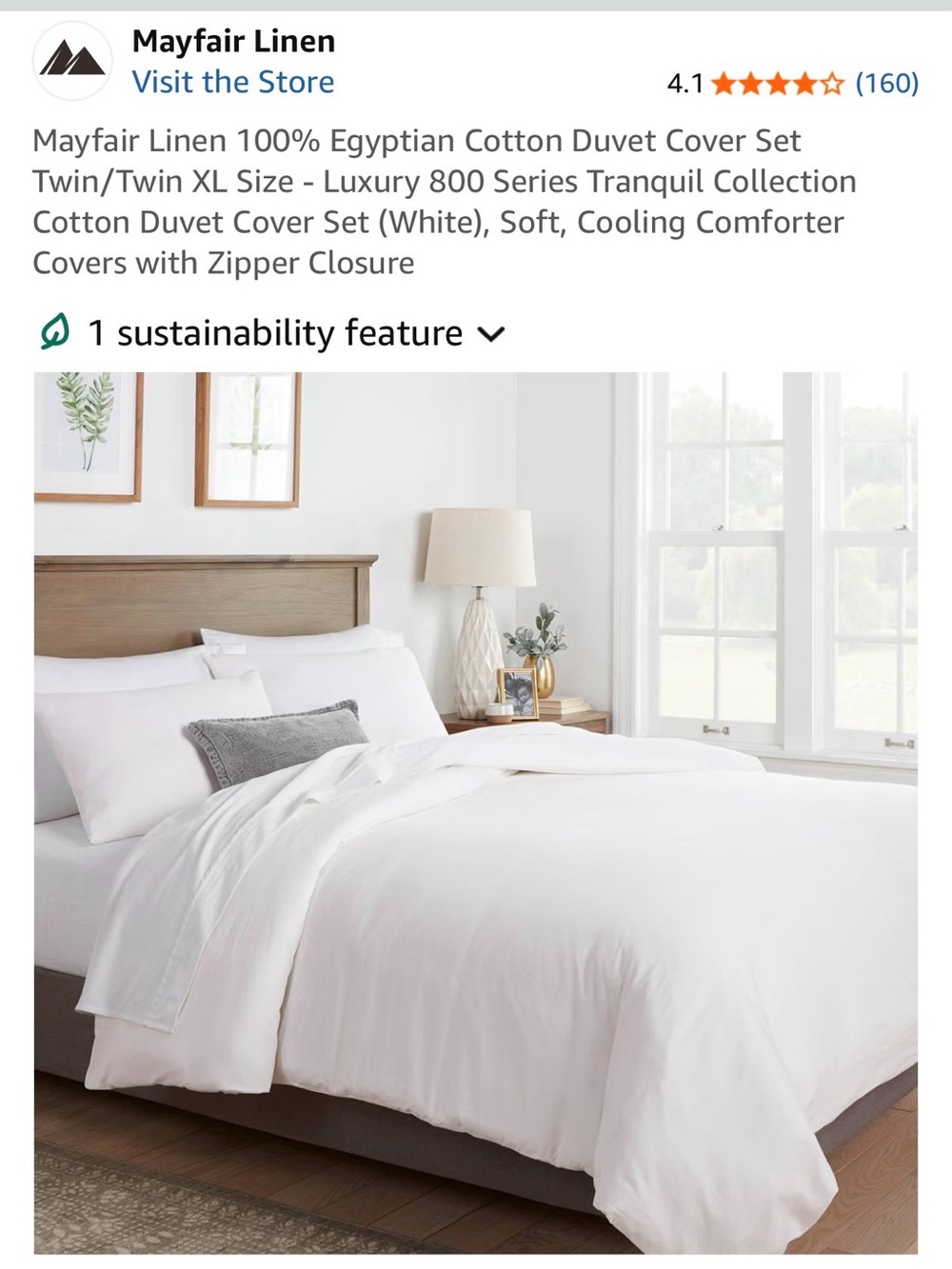 White Egyptian Cotton Duvet Cover King